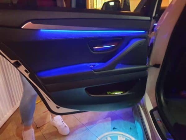 Fir neon auto RGB control prin bluetooth, fibra 6m 09