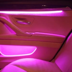 Fir neon auto RGB control prin bluetooth, fibra 6m 11