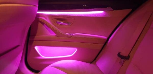 Fir neon auto RGB control prin bluetooth, fibra 6m 11