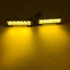 Lampi avertizare galbene LED, 12-24V, stroboscoape 9 functii, grila sau plafon, cu buton 02