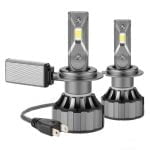 Becuri led H7 Canbus 120W, lumina alb-rece, 12000 lumeni, fara eroare