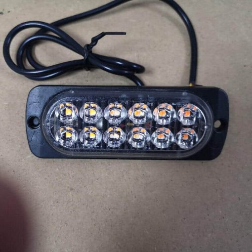 Stroboscoape 12 LED, lumini avertizare galbene, 7 jocuri lumina 08