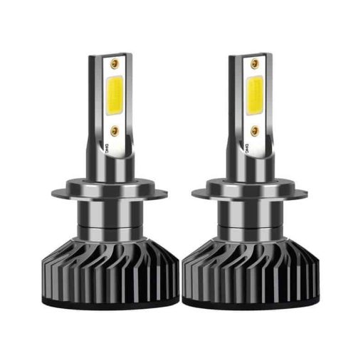 Becuri led H7 cob F2, 12000 lumeni 100W, 6000k