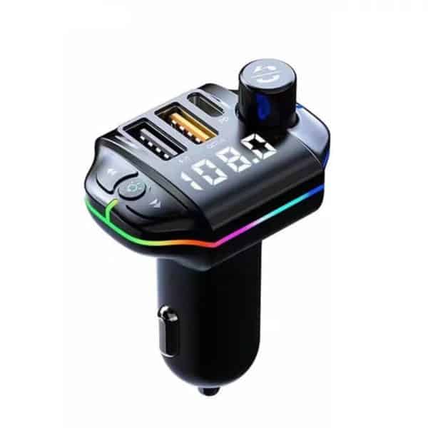 Car kit modulator FM BGRJ-A10, Mp3 Player, USB, Type C, fast charge 04