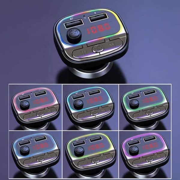 Car kit modulator FM BGRJ-C21, Mp3 Player, USB, fast charge 03