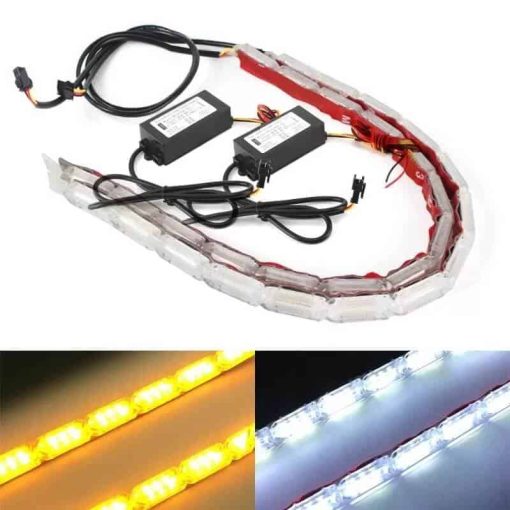 DRL cu semnalizare dinamica 50cm 16 module