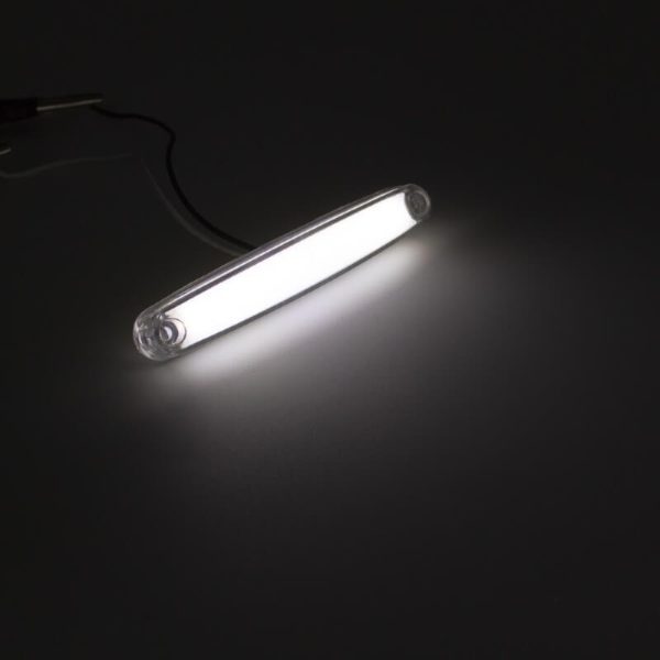 Lampa gabarit neon alb, laterala, lampa avertizare, 12V 02