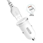 Incarcator auto compatibil Android, 12-24V, fast, TZ08 alb