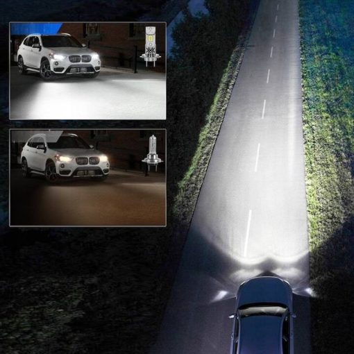 Set 2 becuri led H7 lumina alba BG30, 6500k 79
