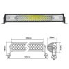 Led Bar 54cm, lumina spot si flood, 6500K, 270W 04