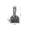 Set 2 becuri D3S led BGR10, far auto, conversie xenon-led, 10000lm 04