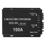 Convertor auto 100A tensiune 24v la 12v