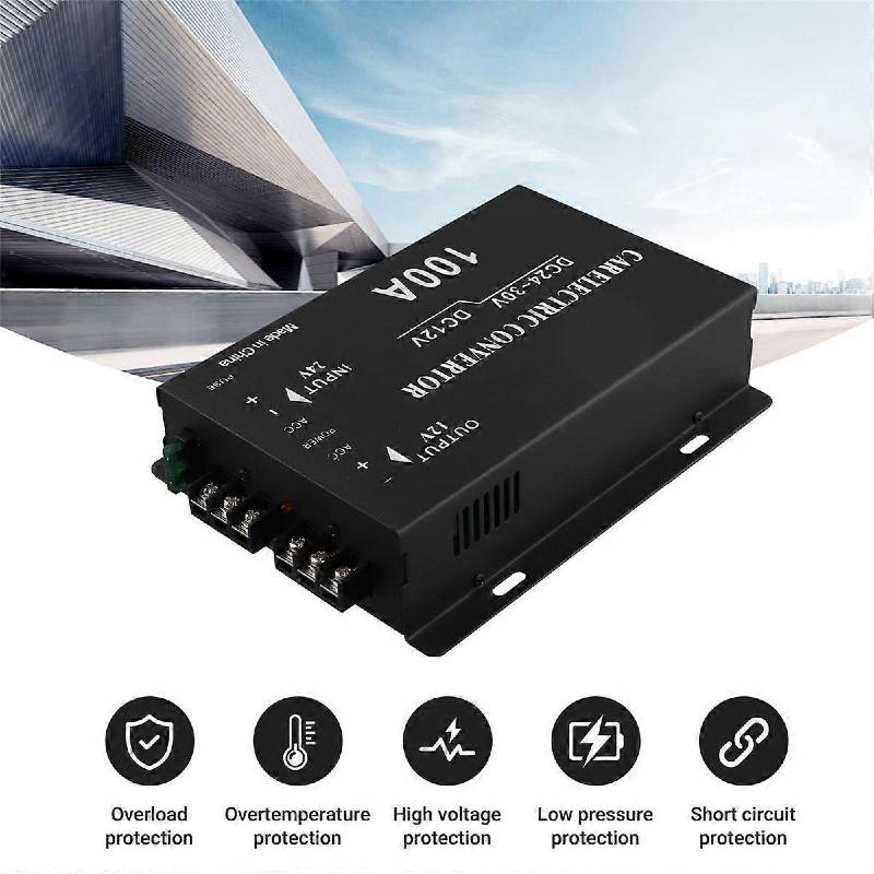 Convertor auto 100A tensiune 24v la 12v 10