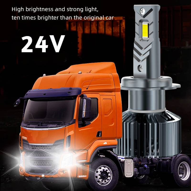 Becuri led 24V, 120W, lumina alb-rece, canbus, camioane, utilaje 12