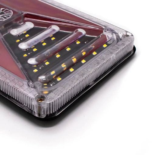 Lampi stopuri spate led B858, semnalizare dinamica, 12-24V, remorca, platforma, utilaje 03