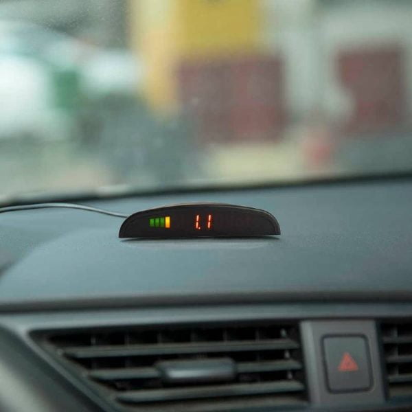 Senzori de parcare universali cu avertizare sonora si pe display, negru 10