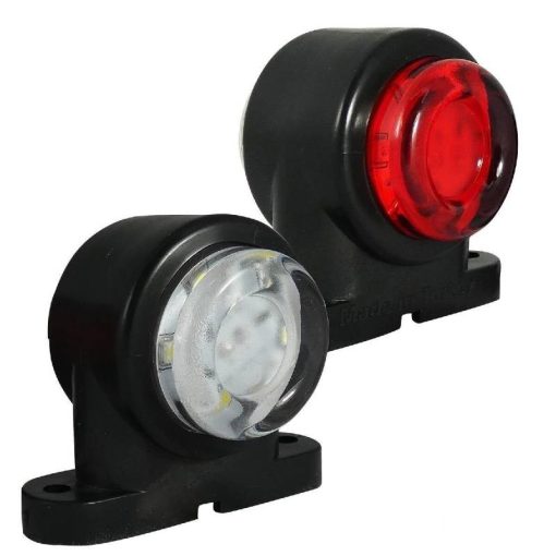 Lampi laterale gabarit NR7, agabaritice led alb rosu, 12-24V, set 2 buc 01