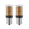 Set 2 becuri led P21W lumina galbena BG144, 6500k, BA15S 01