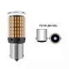 Set 2 becuri led P21W lumina galbena BG144, 6500k, BA15S 02