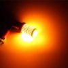 Set 2 becuri led P21W lumina galbena BG144, 6500k, BA15S 03