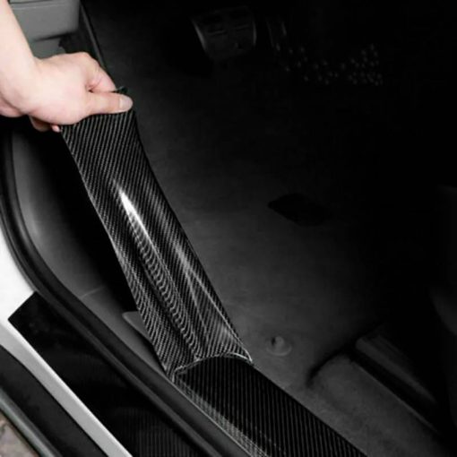 Banda protectie auto carbon lucios, 5m x 5cm, tuning auto 11