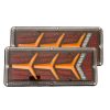 Lampi stopuri spate B1066, triple led, 5 functii, semnalizare dinamica, 12-24V 01