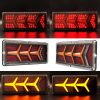 Lampi stopuri spate B1066, triple led, 5 functii, semnalizare dinamica, 12-24V 02