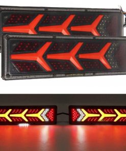 Lampi stopuri spate B1067, triple led 46cm, 5 functii, semnalizare dinamica, 12-24V 41