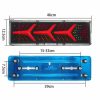 Lampi stopuri spate B1067, triple led 46cm, 5 functii, semnalizare dinamica, 12-24V 43