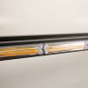 Bara girofar dubla 89cm, rampa avertizare 12-24V, prindere magneti 08