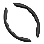 Ornamente volan negru, husa protectie volan, universal 38cm