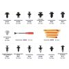 Set 229 piese cleme fixare auto, clipsuri universale 02