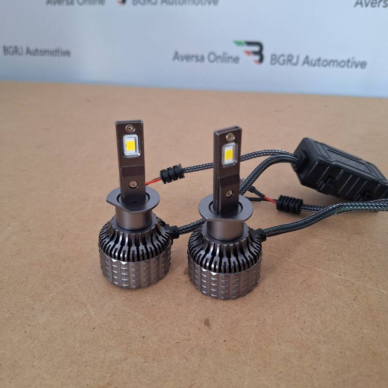 Set 2 becuri led H1 lumina alb cald, canbus, 18000lm 35