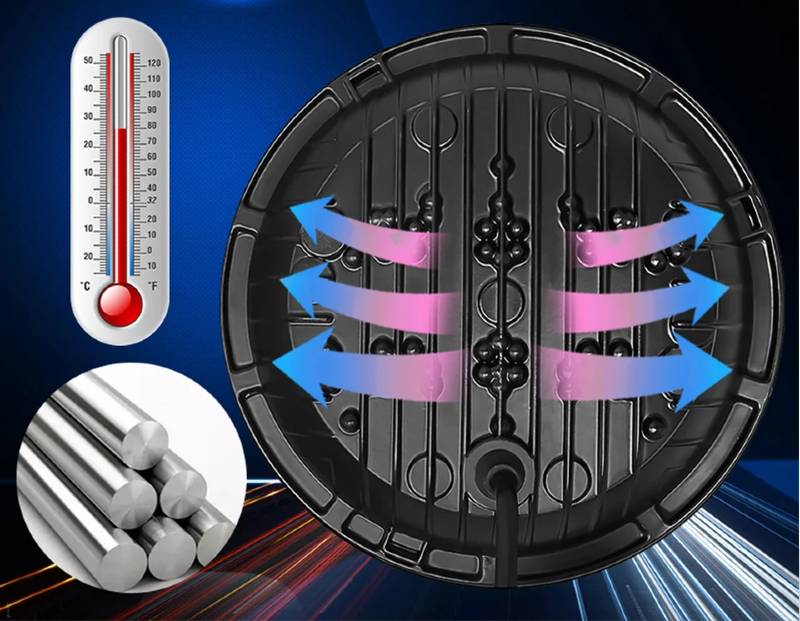 Proiector led Spider V26, 12V-24V, Off Road, camion, utilaje, lupa, alb, galben 11