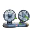 Ventilator auto dublu F62, rotire 360°, 12V-24V, soluție ieftină AC 01