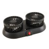 Ventilator auto dublu F62, rotire 360°, 12V-24V, soluție ieftină AC 03