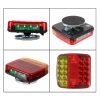 Set 2 stopuri magnetice wireless pentru remorca, fără fir, 12V–24V, mufă 7 pini, 506B 03