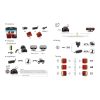 Set 2 stopuri magnetice wireless pentru remorca, fără fir, 12V–24V, mufă 7 pini, 506B 10