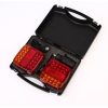 Set 2 stopuri magnetice wireless pentru remorca, fără fir, 12V–24V, mufă 7 pini, 506B 12