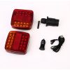 Set 2 stopuri magnetice wireless pentru remorca, fără fir, 12V–24V, mufă 7 pini, 506B 13