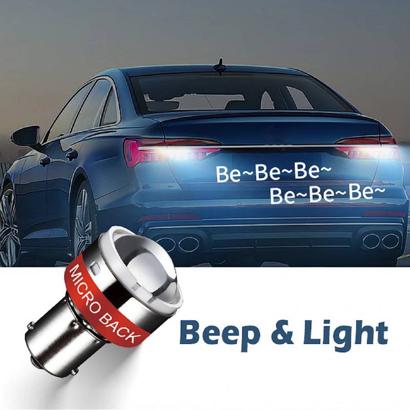 Bec led P21W sirena marsarier DF23, lumina alba 04