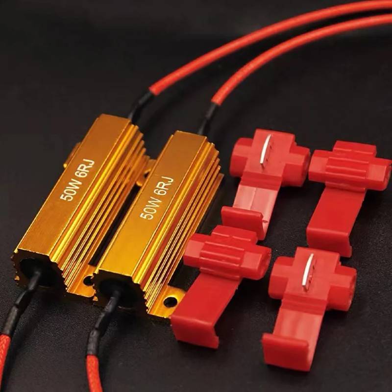 Set 2 rezistori anulatori eroare led canbus 50W 6Ω, 12V 01