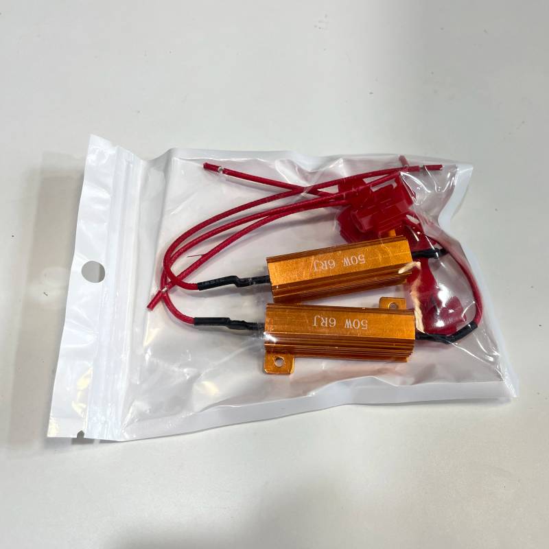 Set 2 rezistori anulatori eroare led canbus 50W 6Ω, 12V 06