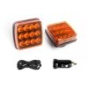 Set 2 stroboscoape led galbene 513B, magnetice, fără fir, reîncărcabile, 12V-24V 04