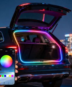 Banda auto led iluminat portbagaj multicolor, 12V, universal 01