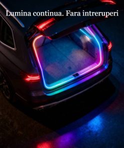 Banda auto led iluminat portbagaj multicolor, 12V, universal 06