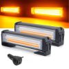 Set 2 lampi avertizare cob A315, 12-24V, stroboscoape, 12V-24V, cu buton 02