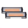 Set 2 lampi avertizare cob A315, 12-24V, stroboscoape, 12V-24V, cu buton 05