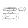 Set 2 lămpi spate cu bec SV3016, pentru Man, Scania, Crafter, Sprinter, cu mufă pe lateral 08