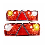 Set 2 lămpi stopuri LED tip Europoint II SV168, pentru camion, remorcă, autobuz, 12V-24V